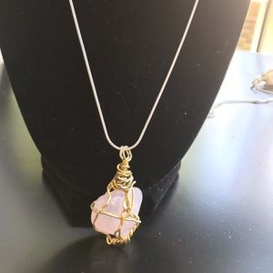 Jewelry - ⚡️Charged Rose Quartz necklace✨ Jewelry - ⚡️Charged Rose Quartz necklace✨